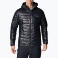 Piumino Columbia Platinum Peak da uomo con cappuccio nero