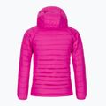Piumino Columbia Powder Lite con cappuccio fucsia selvaggio per bambino 2