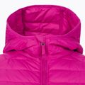 Piumino Columbia Powder Lite con cappuccio fucsia selvaggio per bambino 4