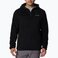 Felpa da trekking Columbia Rugged Ridge III Sherpa nera da uomo