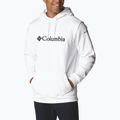Felpa da uomo Columbia CSC Basic Logo II Hoodie bianca/con logo del CSC
