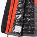 Piumino Columbia Powder Lite con cappuccio city grigio/rosso quarzo/nero per bambini 3