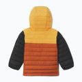 Piumino Columbia Powder Lite con cappuccio caldo rame/mango/nero per bambini 2