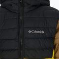 Piumino Columbia Powder Lite con cappuccio laser lemon/nero/delta per bambini 3