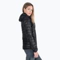 Piumino Columbia Platinum Peak donna con cappuccio nero 2