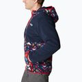 Felpa Columbia Backbowl Sherpa in pile coll navy/coll navy stampa rocky mtn da uomo 3