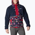 Felpa Columbia Backbowl Sherpa in pile coll navy/coll navy stampa rocky mtn da uomo 4