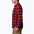 Camicia Columbia Flare Gun Fleece da uomo a quadri rossi di montagna 2