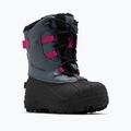 Columbia Bugaboot Celsius Stivali da neve per bambini grafite/fucsia selvatico 10