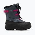 Columbia Bugaboot Celsius Stivali da neve per bambini grafite/fucsia selvatico 11