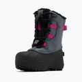 Columbia Bugaboot Celsius Stivali da neve per bambini grafite/fucsia selvatico 15