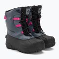 Columbia Bugaboot Celsius Stivali da neve per bambini grafite/fucsia selvatico 4