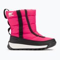 Sorel Outh Whitney II Puffy Mid stivali da neve per bambini rosa cactus/nero 2