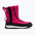 Sorel Outh Whitney II Puffy Mid junior stivali da neve rosa cactus/nero 7