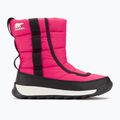 Sorel Outh Whitney II Puffy Mid junior stivali da neve rosa cactus/nero 2