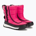 Sorel Outh Whitney II Puffy Mid junior stivali da neve rosa cactus/nero 4