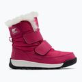 Sorel Whitney II Strap WP junior stivali da neve rosa cactus/nero 7