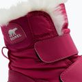 Sorel Whitney II Strap WP junior stivali da neve rosa cactus/nero 10