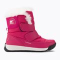 Sorel Whitney II Strap WP junior stivali da neve rosa cactus/nero 2