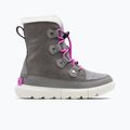 Sorel Sorel Explorer Lace cava/lavanda brillante stivali da neve junior 7