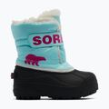 Sorel Snow Commander junior stivali da neve ocean surf/cactus rosa 7