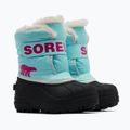 Sorel Snow Commander junior stivali da neve ocean surf/cactus rosa 9