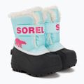 Sorel Snow Commander stivali da neve per bambini ocean surf/cactus rosa 4