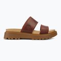 Timberland Clairemont Way infradito da donna rosso scuro pieno fiore 2