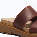 Timberland Clairemont Way infradito da donna rosso scuro pieno fiore 14