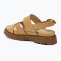 Timberland Clairemont Way sandali da donna in nabuk beige medio 3