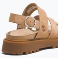 Timberland Clairemont Way sandali da donna in nabuk beige medio 8