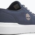 Scarpe da ginnastica da uomo Timberland Seneca Bay Low Lace in tela blu scuro 8