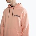 Felpa Napapijri B-Boyd H rosa salmone da uomo 8