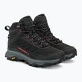 Scarpe da trekking da uomo Merrell Moab Speed Thermo Spike Mid WP nero 4