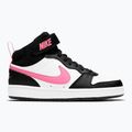 Nike Court Borough Mid 2 nero/impulso del tramonto/bianco scarpe da bambino 8