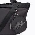 Borsa da donna Nike Futura Luxe 10 l nero/nero/grigio fumo chiaro 4