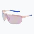 Occhiali da sole Nike Windshield Elite E opachi e lavati, color corallo, blu lattiginoso. 3