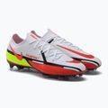 Uomo Nike Phantom GT2 Elite FG scarpe da calcio bianco /right crimson / volt / nero 5