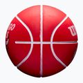 Super Mini Wilson NBA Palla da dribbling Chicago Bulls rosso 3