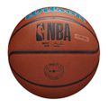 Wilson NBA Team Alliance Charlotte Hornets marrone basket dimensioni 7 4