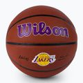 Wilson NBA Team Alliance Los Angeles Lakers marrone basket taglia 7