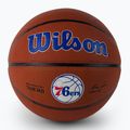 Wilson NBA Team Alliance Philadelphia 76ers marrone basket taglia 7