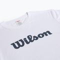 Maglietta da tennis da uomo Wilson Team Graphic bianco brillante script 3