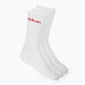 Calzini Wilson Crew Logo 3 pairs bright white