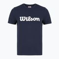 Maglietta da tennis da donna Wilson Team Graphic Script W classic navy script