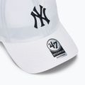 47 Marca New York Yankees Brrr CLEAN UP berretto da baseball bianco 3