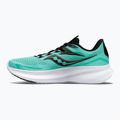 Scarpe da corsa Saucony Ride 15 coolmint/zest da uomo 12