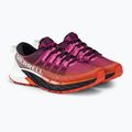 Scarpe da corsa Merrell Agility Peak 4 fucsia/tangerino da donna 4