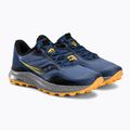 Scarpe da corsa da donna Saucony Peregrine 12 bacino/oro 7