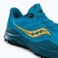 Scarpe da corsa Saucony Peregrine 12 oceano/nero da uomo 8
